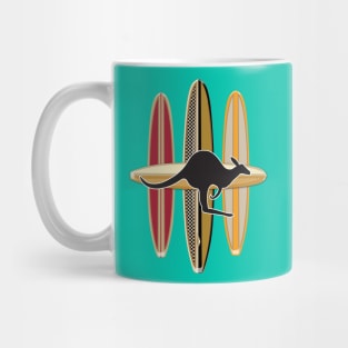 Surfing Kangaroo Mug